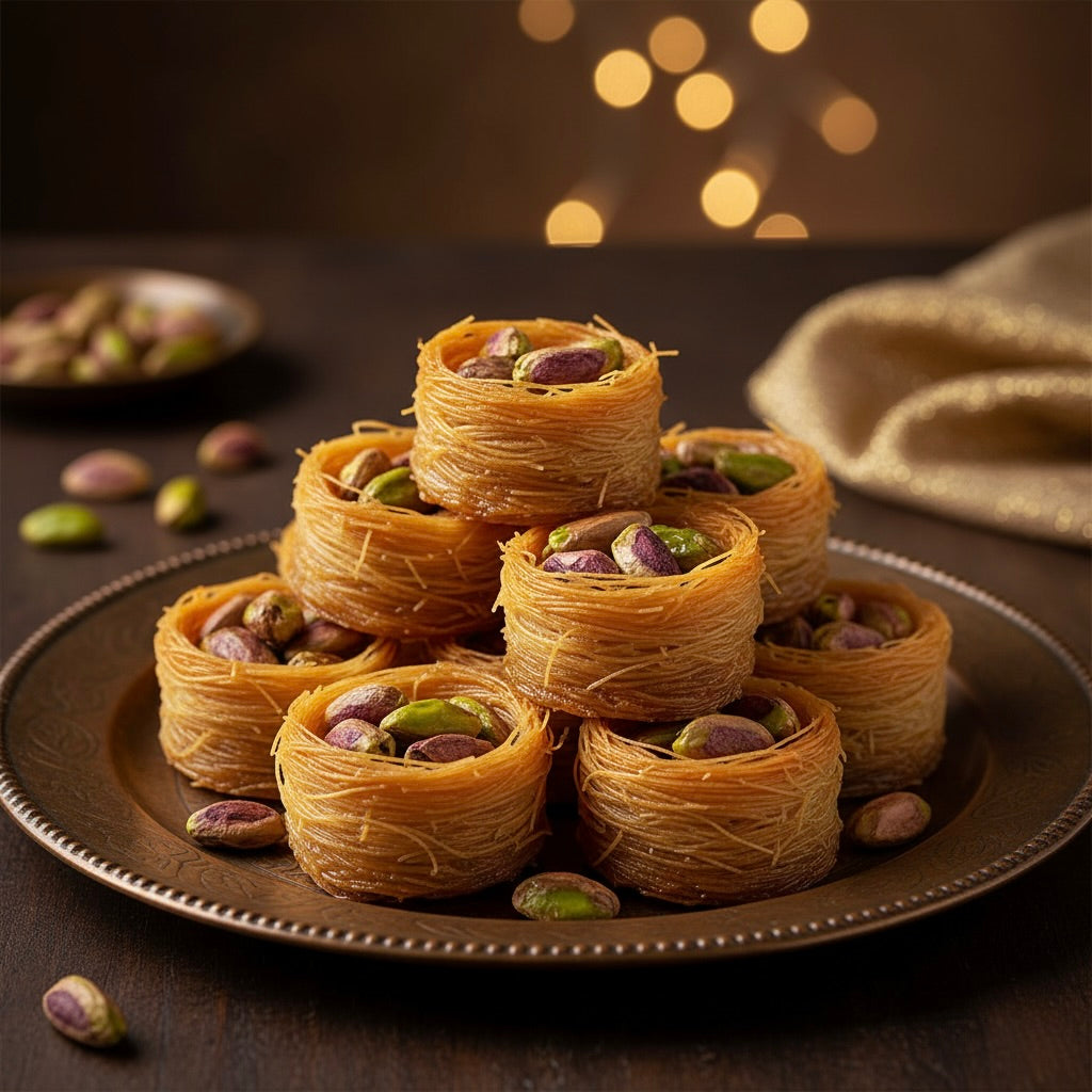 Vogelnest mit Pistazien